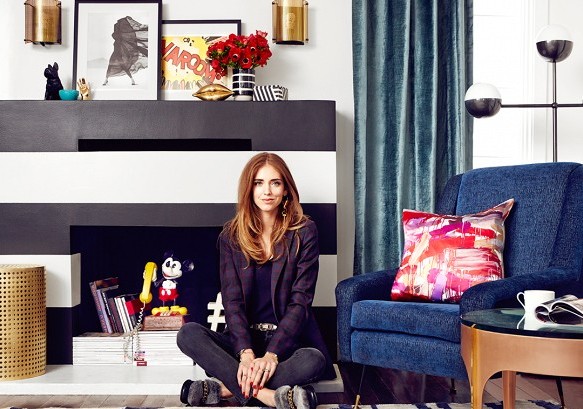 Το Σπίτι της Chiara Ferragni στο Los Angeles Σπίτια Διάσημων Σαλόνι