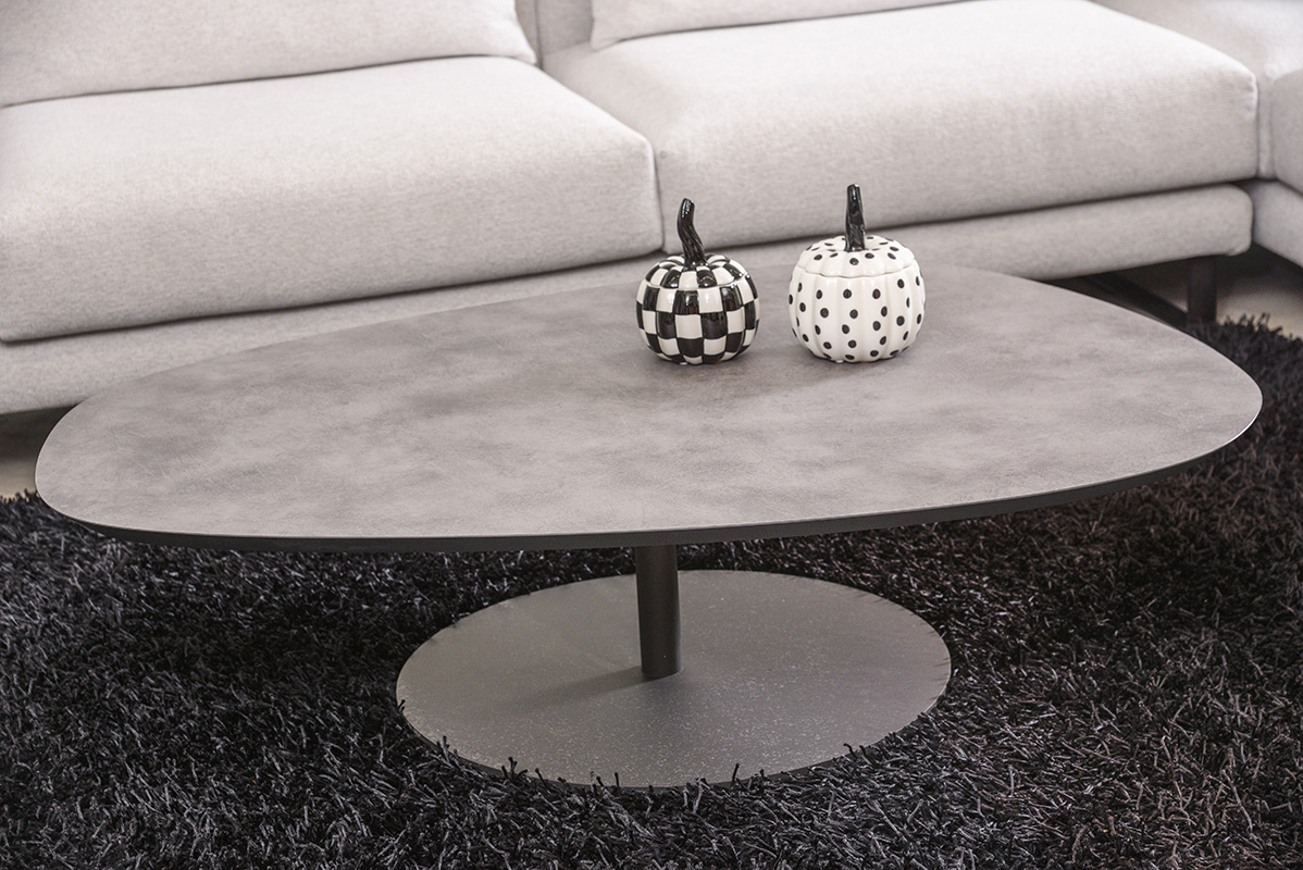 Quarella coffee table metal hpl