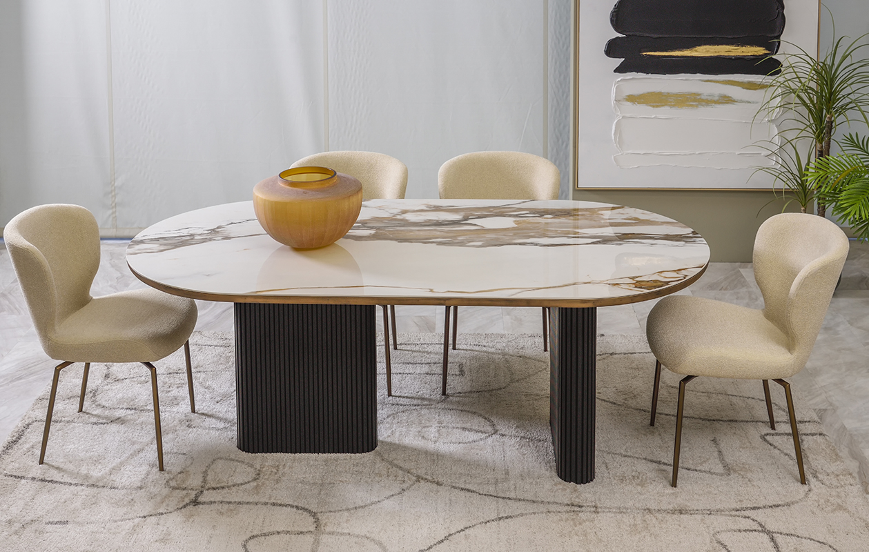 Sierra trapezaria elegant bronze oval